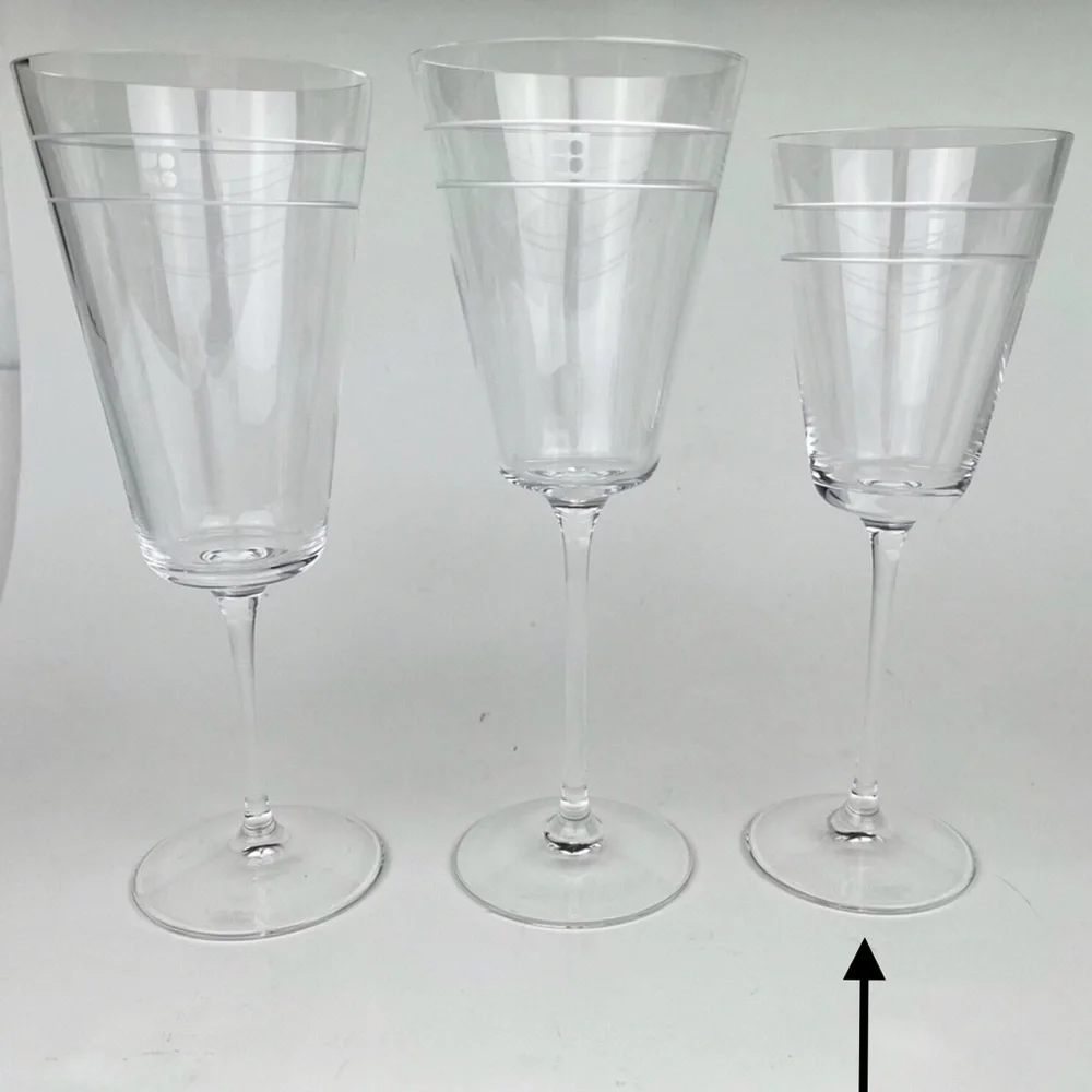 KATE SPADE x LENOX Noel Crystal Wine Goblets, set of 3
